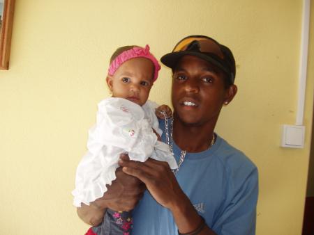 Mon frere et sa petite fille